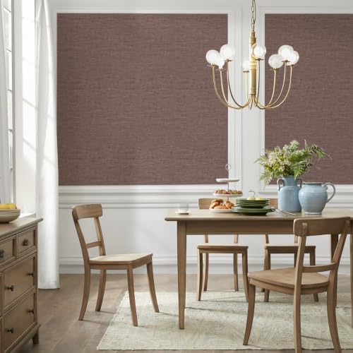 Reddish Brown Modern Concrete Wallpaper Peel and Stick Contact Paper 15.7"x472" - Image 5
