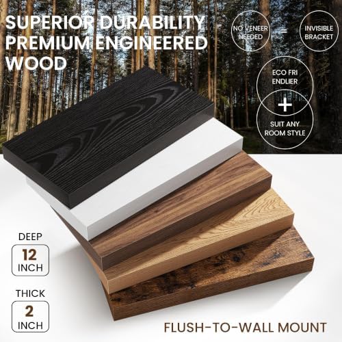 Fun Memories 48 Inch Floating Shelves, 2 Pack - Image 4