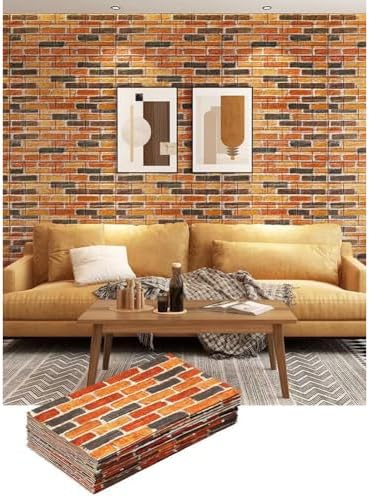 Queenbox 27.6x39.4 in Faux Brick Peel and Stick Foam Soft Waterproof Wall Panel - Image 2
