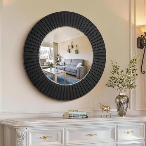 Chende 36'' Black Circle Mirror by ChendeMirror