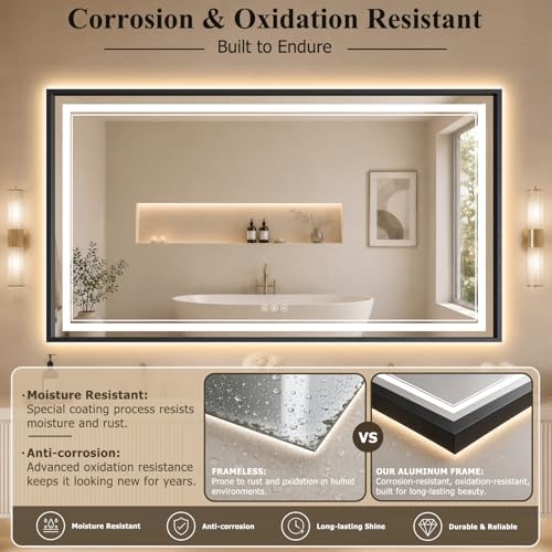 36"x60" LED Bathroom Mirror - Image 2
