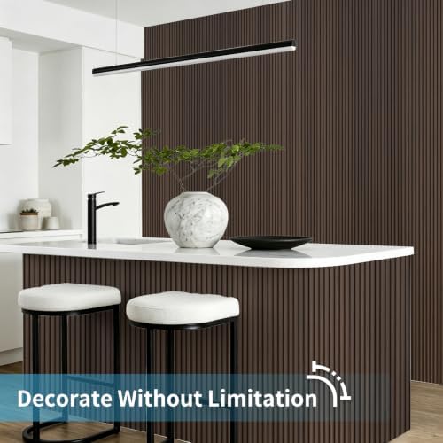 Art3d Roll-Flat Beaded Wood Slat Wall Panel, 94.5 x 23.6 in - Image 3