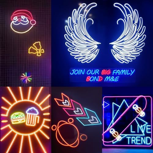 KANTUTOE LED Neon Rope Lights, 23ft RGB LED Light Strip, 24V Music Sync - Image 5