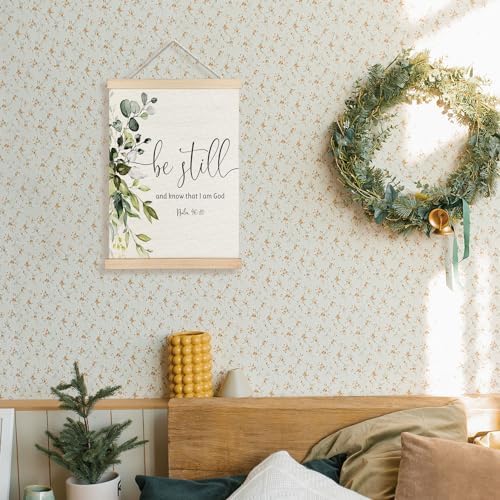 Supwhd Christian Wall Decor for Bedroom Living Room Office, Be Still and Know - Image 2