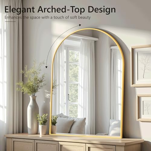 Arched Bathroom Mirror for Wall - Image 4