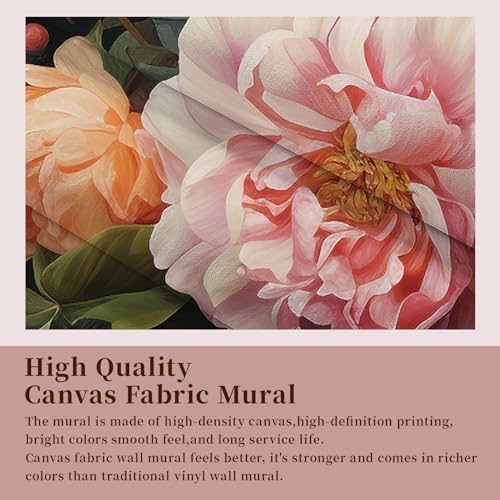 Zeeko Vintage Large Floral Peel and Stick Wall Murals 148" W x 98" H - Image 6