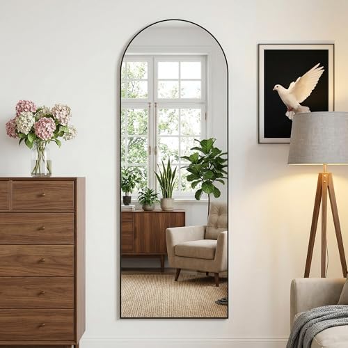 58"x18" Arched Full Length Mirror, Full Body Mirror - Image 2