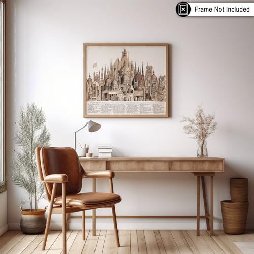 Poster Master Vintage Principal High Buildings of the Old World Poster - Image 6