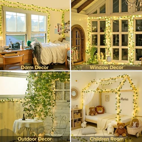 JMEXSUSS 100 LED Vines with Lights Battery Operated - Image 4
