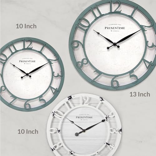 Presentime 13" Farmhouse Series Wall Clock - Image 6