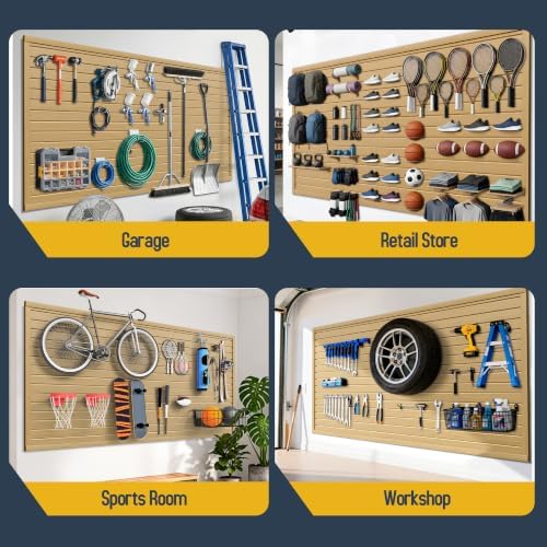 Slat Wall Paneling 4 x 8ft, Slatwall Garage Wall Organizer - Image 7
