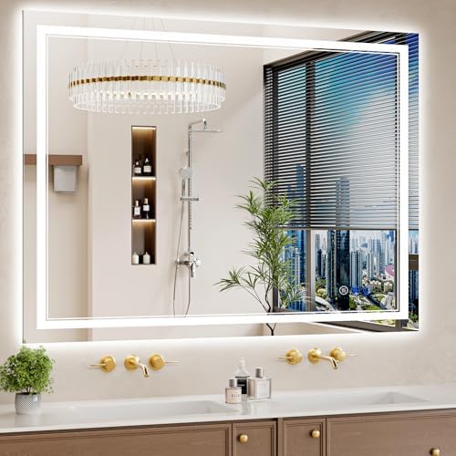 36"x48" LED Bathroom Mirror by WISSMIELSHOME