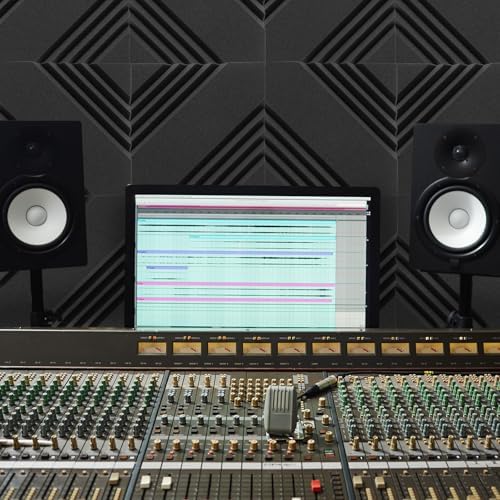 VallisCo 52 Pack Acoustic Panels 1 X 12 X 12 Inch Upgraded, Acoustic Foam Panels - Image 4