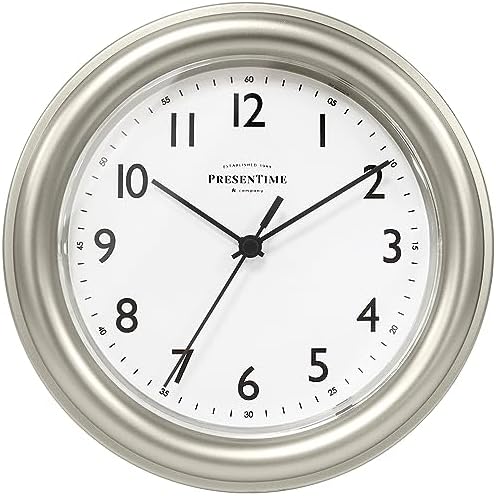 Presentime 8.5" Modern Farmhouse Essential Wall Clock by Presentime