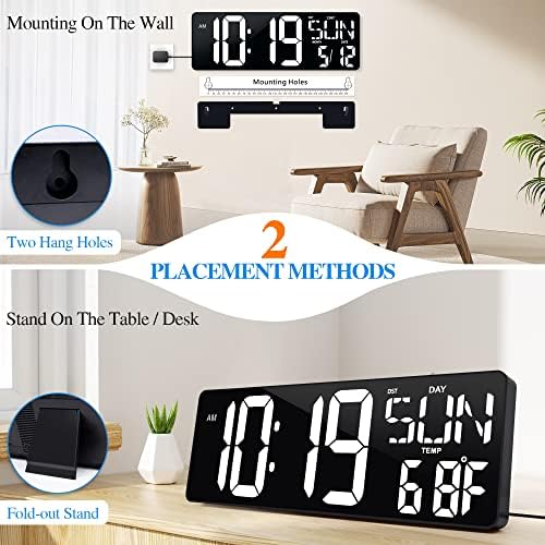 17.2"Large Digital Wall Clock Large Display - Image 5
