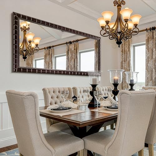 60'' x 30'' Large Brozne Mirror - Image 6