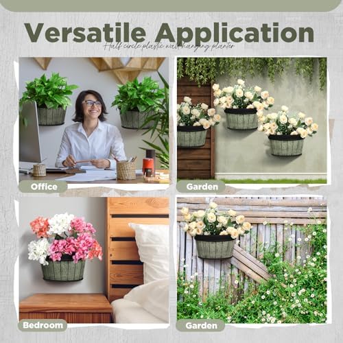 Layhit 6 Pcs Wall Hanging Planters, 13.78 Inches - Image 5