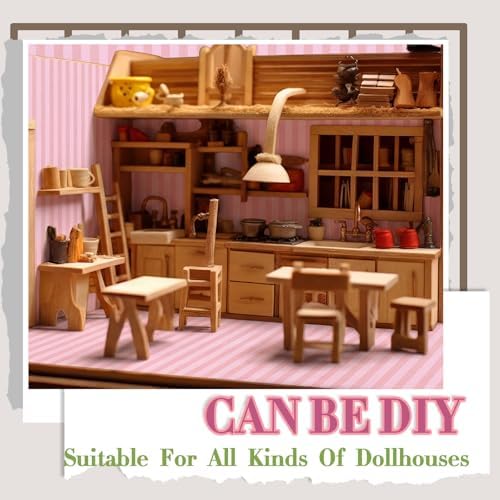 Flutesan 12 Pcs Miniature Dollhouse Wallpaper - Image 3