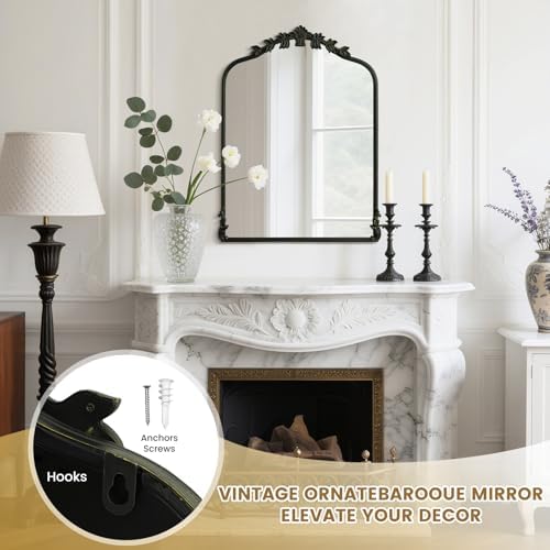WallBeyond Black Antique Mirror - Image 6