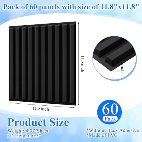 Nuanchu 60 Pcs 3D Wall Panels - Image 2