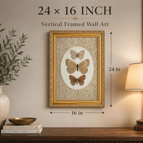 Vintage Butterfly Specimen Wall Art - Image 3