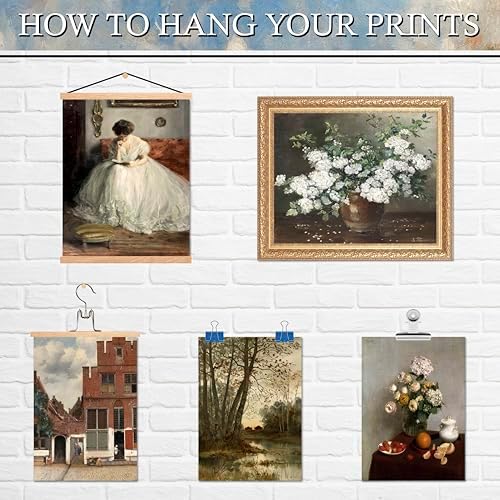 LANCHI95 15 Pcs Unframed Vintage Moody Art - Image 5
