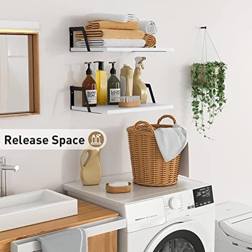 SRIWATANA White Deep Floating Shelves - Image 5