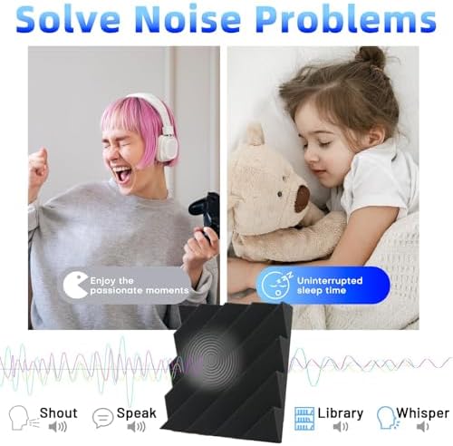 Focusound 32 Pack Sound Proof Foam Panels - Image 6