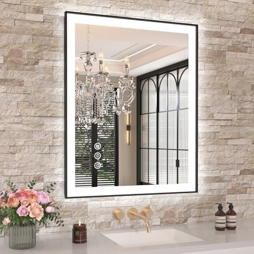 Amorho LED Bathroom Mirror, Controlled Separately by Amorho