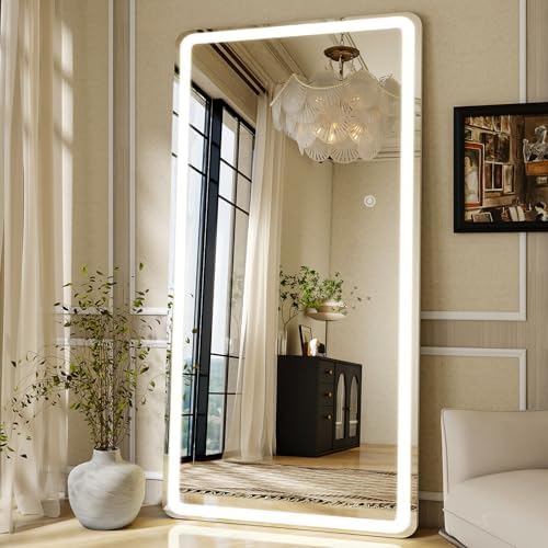 Large Led Mirror Full Length 34 x 76 Inch Tempered Glass - Image 2