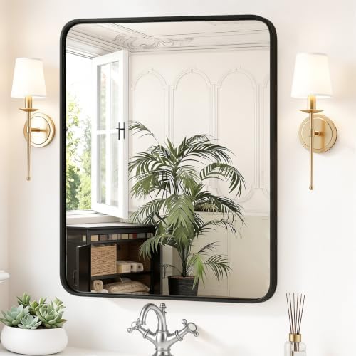 Sweetcrispy Bathroom Wall Mirror, 36x30 Inch Mirror by Sweetcrispy