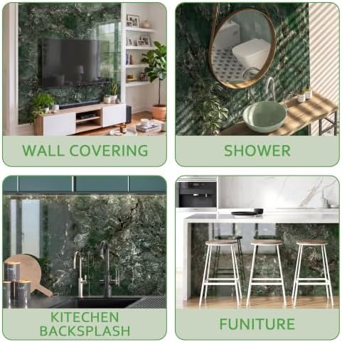Marble Peel and Stick Waterproof Wall Paneling, Covers 38.75 Sq. Ft. - Image 6