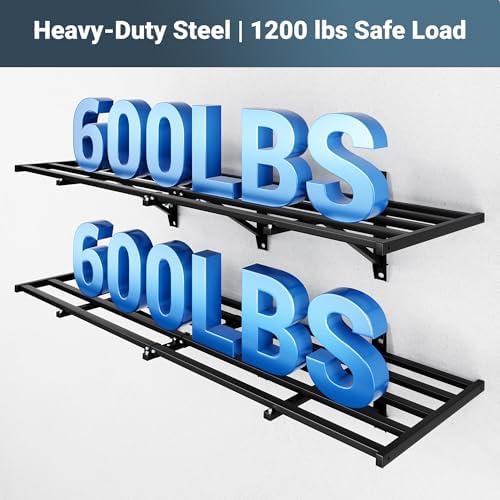 FLEXIMOUNTS 2-Pack 2x6ft Garage Wall Shelving - Image 3