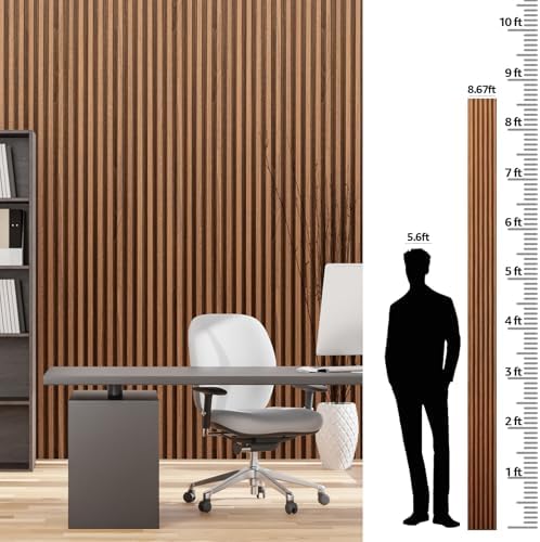 Art3dwallpanels Wood Panels for Wall, 8 Pack Thick Slat Panel - Image 6
