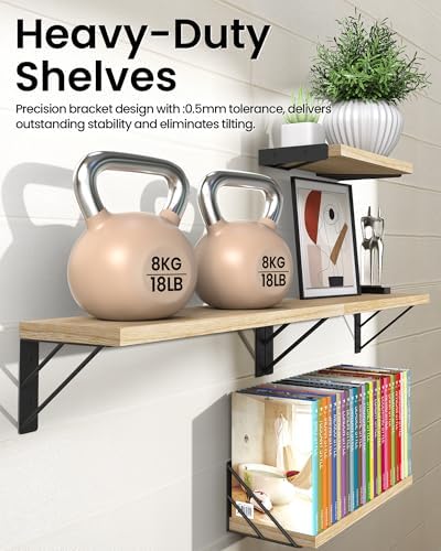 BAYKA Wall Mounted Floating Shelves - Image 5