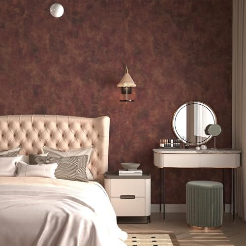 BAYYA Red Wallpaper Stick and Peel Metallic Copper/Gold Contact Paper - Image 6