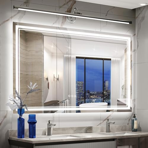 Ratsamee 72"x40" LED Bathroom Mirror by RATSAMEE
