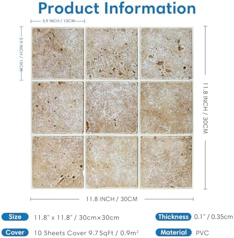 COMSTICKC 3D Faux Stone Wall Panels Peel and Stick - Image 2