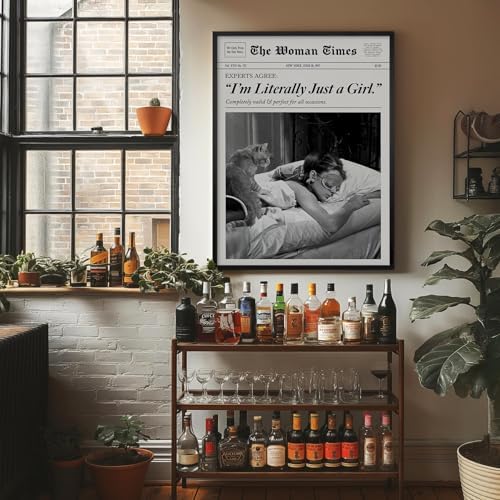 Trendy Newspaper Wall Art 8x10in Black Framed Fashion Black and White Decor - Image 2