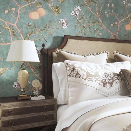 Laatse Vintage Bird Floral Wallpaper Peel and Stick 17.5" x 787" - Image 5