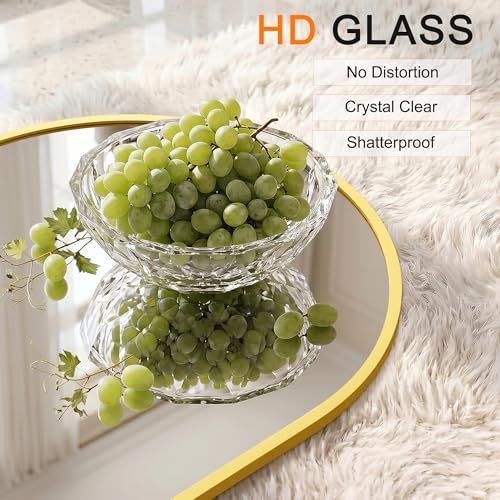 Oval Bathroom Mirror, 2 Pack 24"x36" Gold Vanity Mirror - Image 5