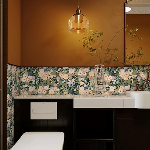 Ismoon 16.1"x197" Floral Peel and Stick Wallpaper - Image 4