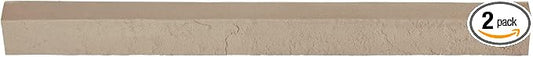 2-Pack Beige Faux Stone Ledger & Trim Panels, 35.62" x 2.25" x 3.25", by Unknown