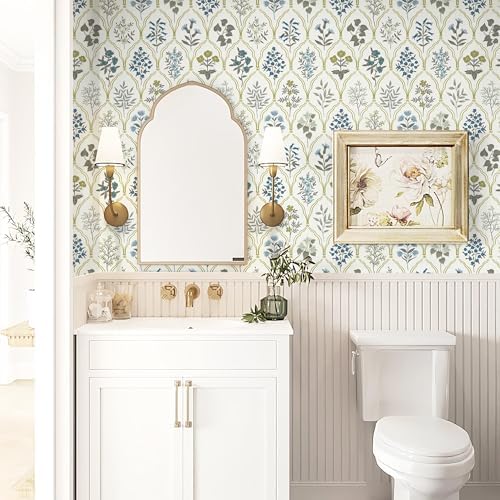 Dimoon 78.7"x17.3" Peel and Stick Wallpaper Contact Paper Floral Modern - Image 6
