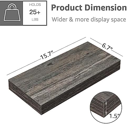 QEEIG Floating Shelves for Wall Small Shelf - Image 3