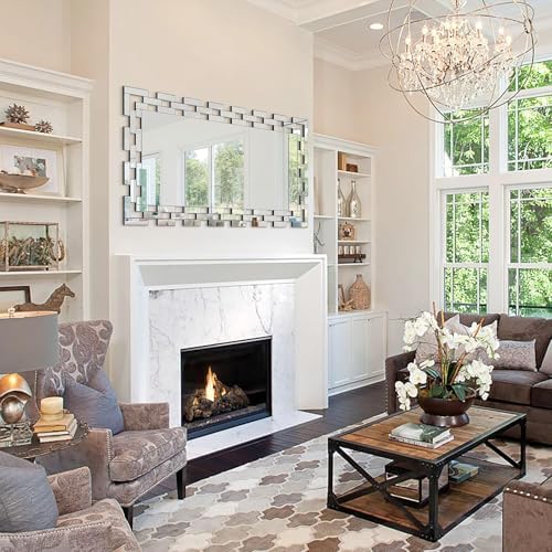 Chende Large Wall Mirrors for Decor, Modern Decorative Mirror for Entryway - Image 5