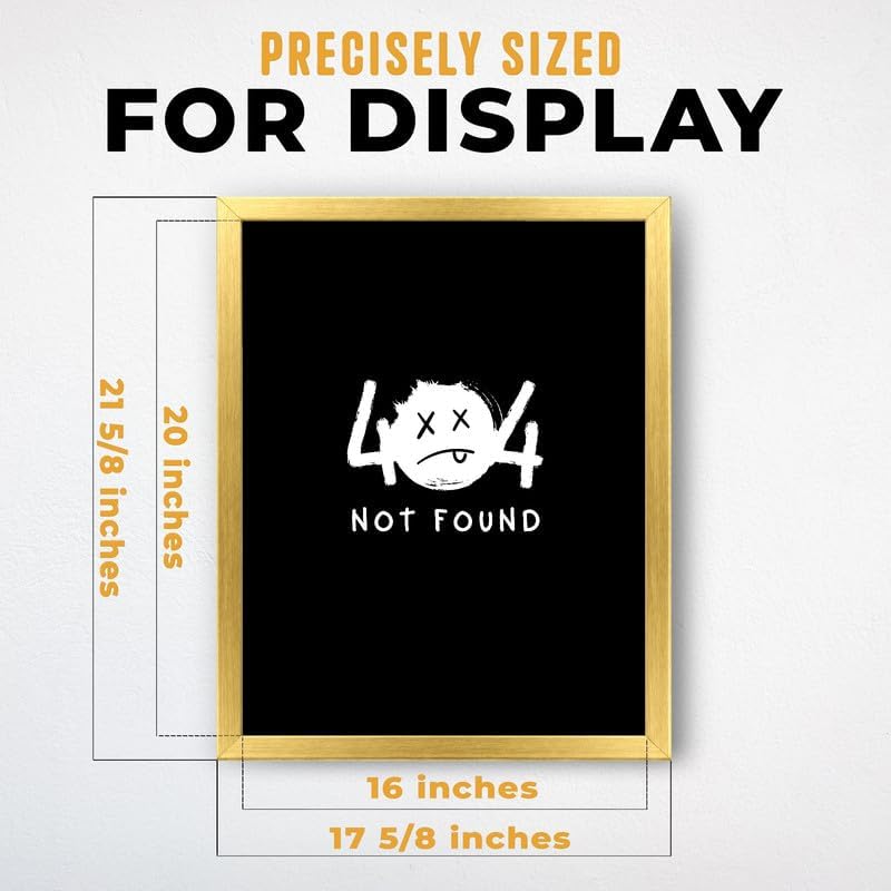 InkFlow Posters Not Found Canvas Poster - Image 3