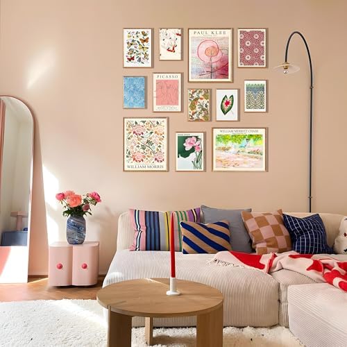 LANCHI95 12 Pcs Unframed Eclectic Museum Gallery Art - Image 3