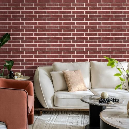 COMSTICKC 3D Peel and Stick Faux Brick Wall Panels, Ultra-Light & Flexible - Image 3