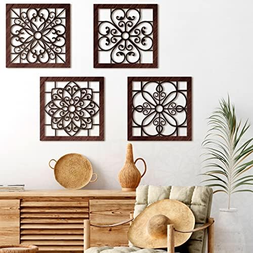 Yulejo 4 Piece Thicken Rustic Wall Decor - Image 4